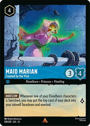 Maid Marian - Created by the Vine FRANÇAIS (158/204) - IE - Rare