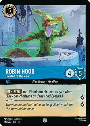 Robin Hood - Created by the Vine (Foil) FRANÇAIS (159/204) - IE - Commune - Cold Foil