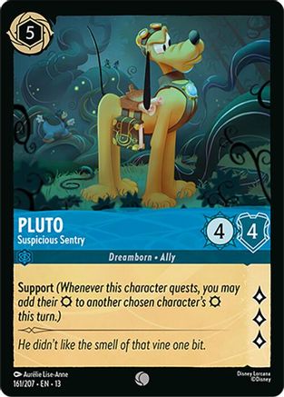 Pluto - Suspicious Sentry FRANÇAIS (161/204) - IE - Commune - Cold Foil