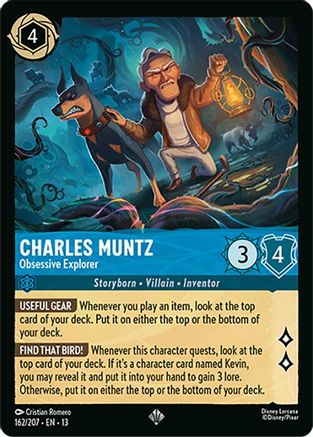 Charles Muntz - Obsessive Explorer FRANÇAIS (162/204) - IE - Très Rare