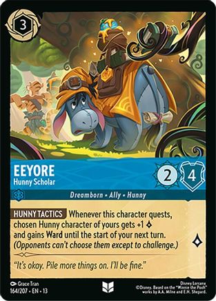 Eeyore - Hunny Scholar FRANÇAIS (164/204) - IE - Inhabituelle