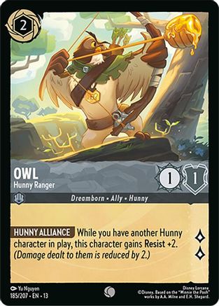 Owl - Hunny Ranger FRANÇAIS (185/204) - IE - Commune - Cold Foil