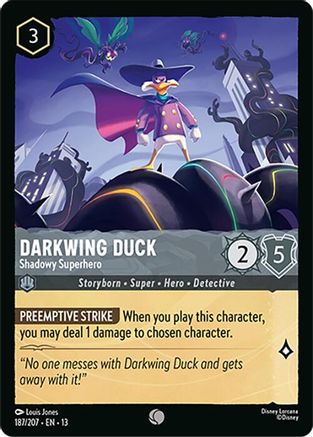 Darkwing Duck - Shadowy Superhero FRANÇAIS (187/204) - IE - Commune - Cold Foil