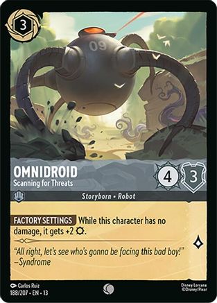 Omnidroid - Scanning for Threats FRANÇAIS (188/204) - IE - Commune - Cold Foil