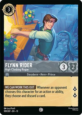 Flynn Rider - High-Climbing Rogue FRANÇAIS (189/204) - IE - Commune - Cold Foil