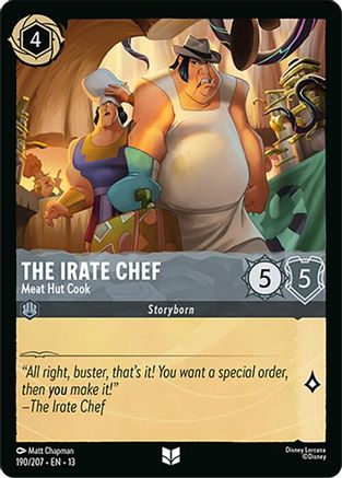 The Irate Chef - Meat Hut Cook FRANÇAIS (190/204) - IE - Inhabituelle - Cold Foil