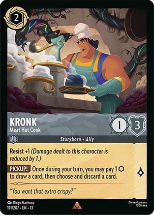 Kronk - Meat Hut Cook FRANÇAIS (191/204) - IE - Rare