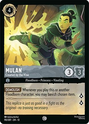 Mulan - Created by the Vine FRANÇAIS (192/204) - IE - Commune