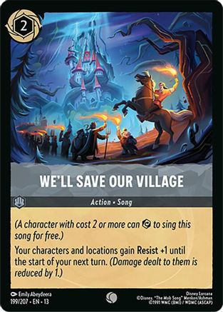 We'll Save Our Village FRANÇAIS (199/204) - IE - Commune - Cold Foil