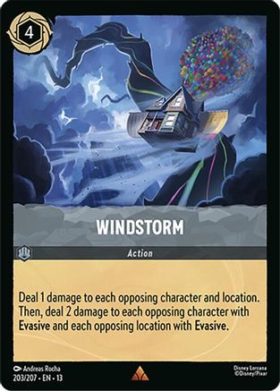 Windstorm FRANÇAIS (203/204) - IE - Rare - Cold Foil
