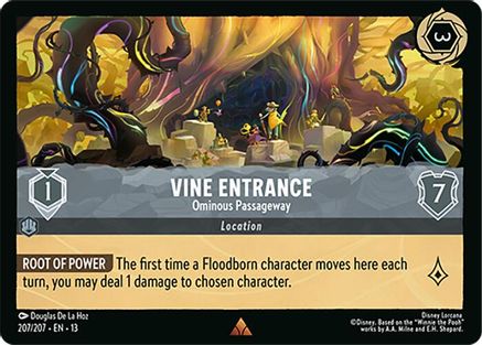 Vine Entrance - Ominous Passageway FRANÇAIS (207/204) - IE - Rare - Cold Foil