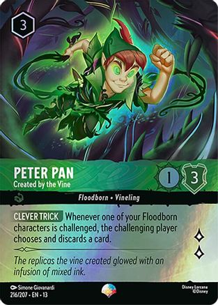 Peter Pan - Created by the Vine (Epic) FRANÇAIS (216/204) - IE - Épique - Holofoil