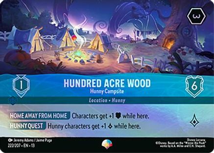 Hundred Acre Wood - Hunny Campsite (Epic) FRANÇAIS (222/204) - IE - Épique - Holofoil