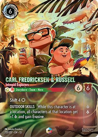 Carl Fredricksen & Russell - Intrepid Explorers (Enchanted) FRANÇAIS (237/204) - IE - Enchantée - Holofoil