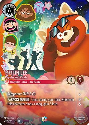 Meilin Lee - Popular Red Panda (Enchanted) FRANÇAIS (240/204) - IE - Enchantée - Holofoil