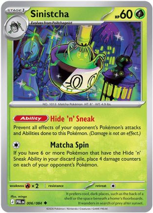Sinistcha (006) - MPB  - Uncommon - Reverse Holofoil
