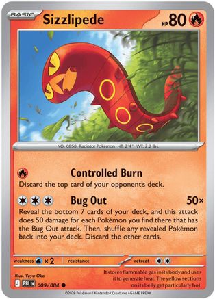 Sizzlipede (009) - MPB  - Common