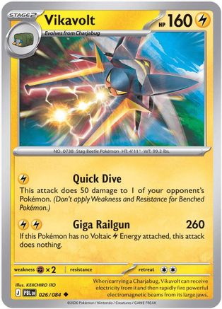 Vikavolt (026) - MPB  - Uncommon - Reverse Holofoil