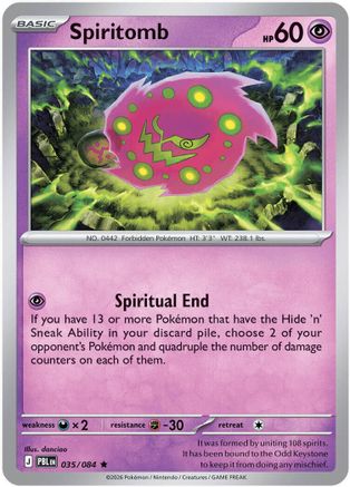 Spiritomb (035) - MPB  - Rare - Holofoil