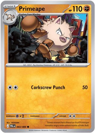Primeape (043) - MPB  - Common
