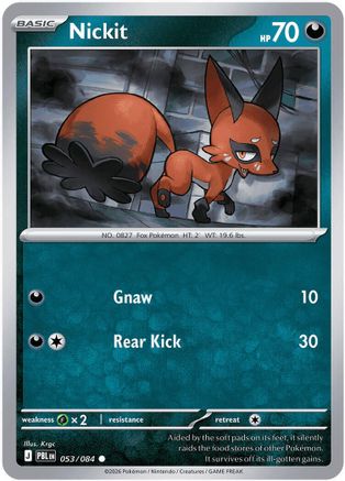 Nickit (053) - MPB  - Common - Reverse Holofoil