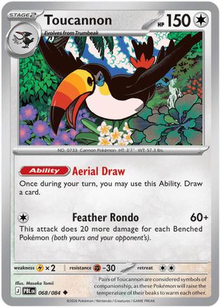 Toucannon (068/084) - MPB  - Uncommon - Reverse Holofoil