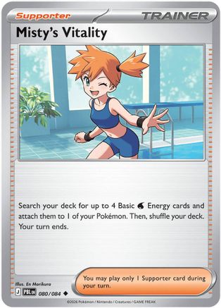Misty's Vitality (080/084) - MPB  - Uncommon - Reverse Holofoil