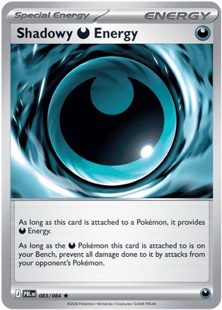 Shadowy Darkness Energy (083) - MPB  - Rare - Reverse Holofoil