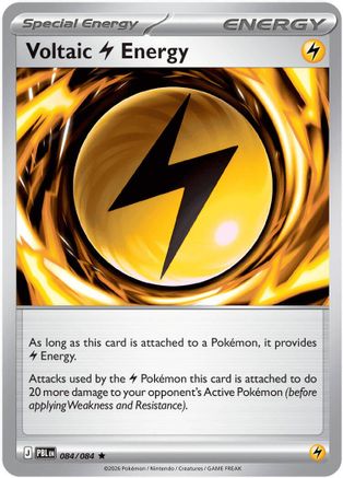 Voltaic Lightning Energy (084) - MPB  - Rare - Holofoil