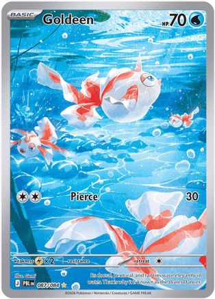 Goldeen (087/084) - MPB  - Illustration Rare - Holofoil
