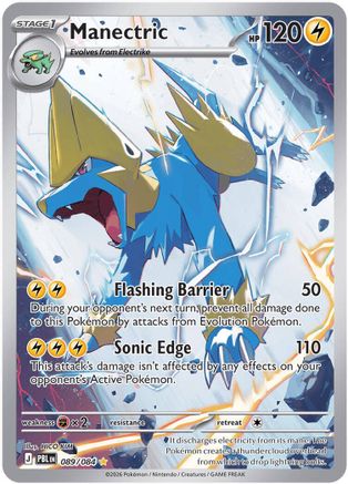 Manectric (089/084) - MPB  - Illustration Rare - Holofoil