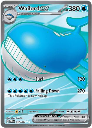 Wailord ex (097/084) - MPB  - Ultra Rare - Holofoil
