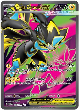 Mega Zeraora ex (098/084) - MPB  - Ultra Rare - Holofoil