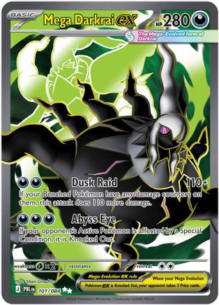 Mega Darkrai ex (101/084) - MPB  - Ultra Rare - Holofoil