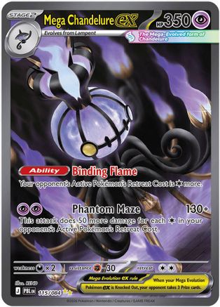 Mega Chandelure ex (115/084) - MPB  - Special Illustration Rare - Holofoil