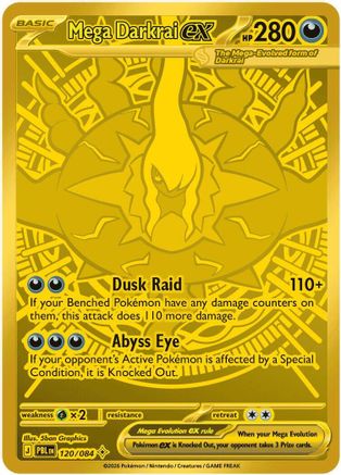 Mega Darkrai ex (120/084) - MPB  - Mega Hyper Rare - Holofoil