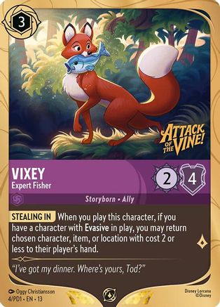 Vixey - Expert Fisher (4) - DLPC - Promo - Holofoil