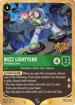 Buzz Lightyear - Providing Cover (5) - DLPC - Promo - Holofoil