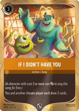 If I Didn't Have You (14) - DLPC - Promo - Holofoil
