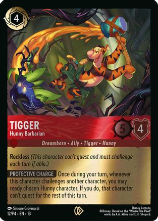 Tigger - Hunny Barbarian (12) - DLPC - Promo - Cold Foil