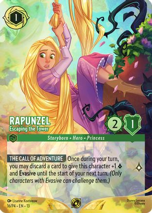 Rapunzel - Escaping the Tower (Store Championship) (16) - DLPC - Promo - Holofoil