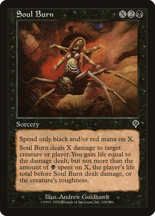 Soul Burn (INV-124) - common - Foil