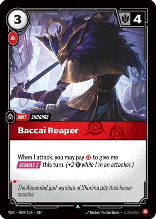 Baccai Reaper (009/166) - VEN - Uncommon - Foil