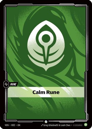 Calm Rune (R02) - VEN - Common - Foil