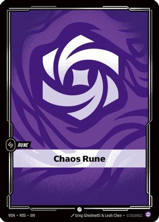 Chaos Rune (R05) - VEN - Common
