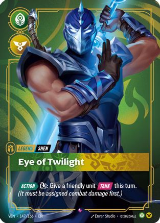Shen - Eye of Twilight (147/166) - VEN - Rare - Foil