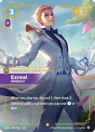 Ezreal - Prodigy (SP5/006) - VEN - Showcase - Foil