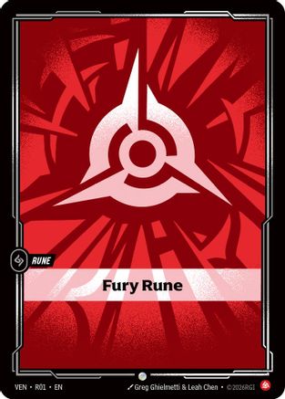 Fury Rune (R01) - VEN - Common