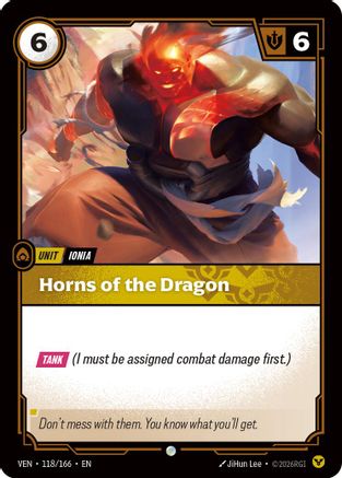 Horns of the Dragon (118/166) - VEN - Common