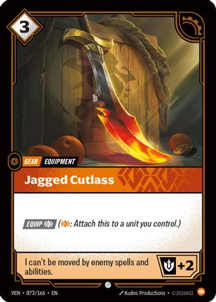 Jagged Cutlass (073/166) - VEN - Common
